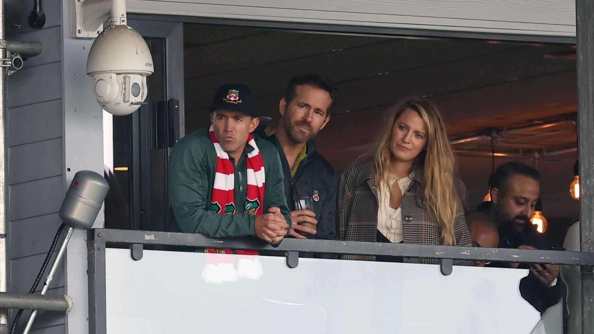 Ryan Reynolds y Blake Lively en el palco Ryan Reynolds y Blake Lively en el palco
