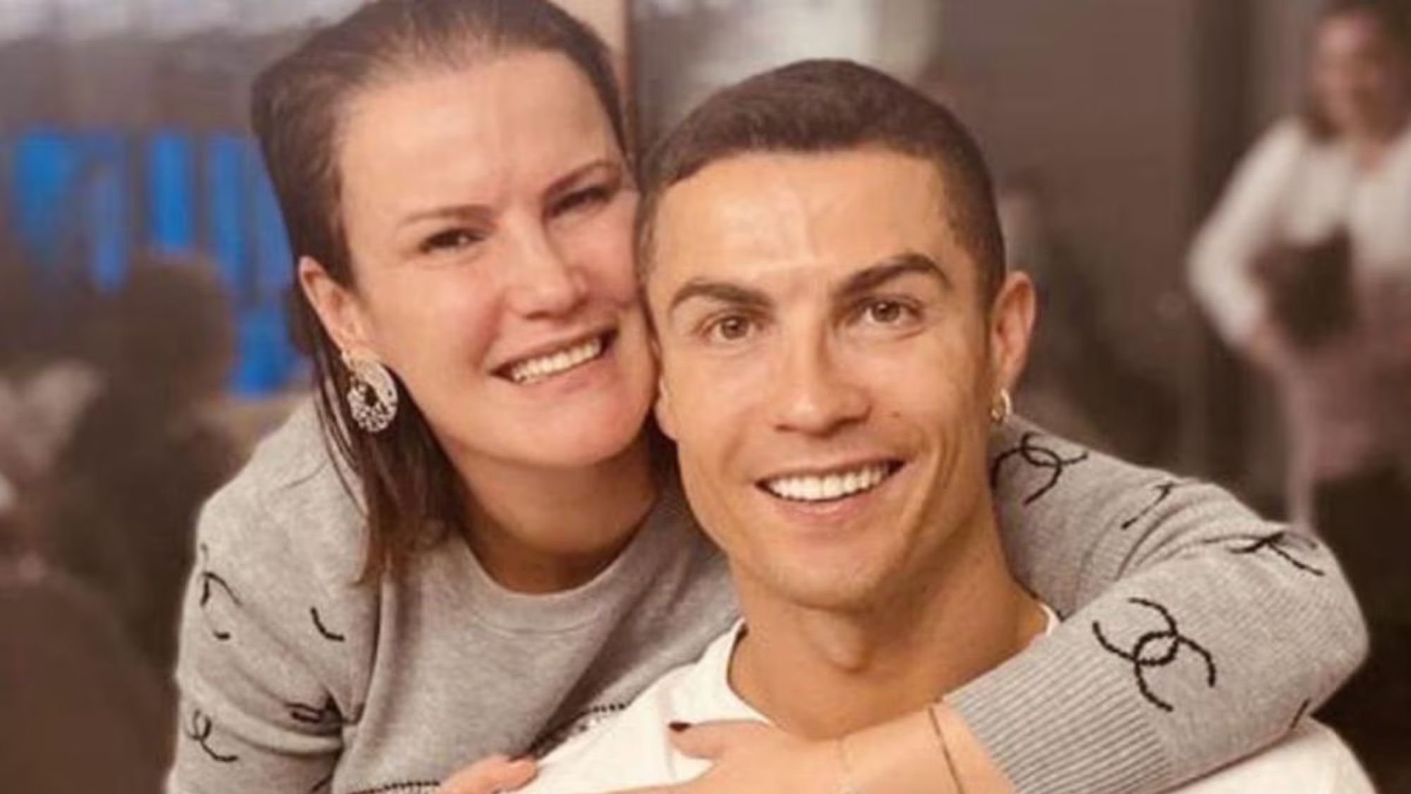 Cristiano Ronaldo y su hermana Elma
