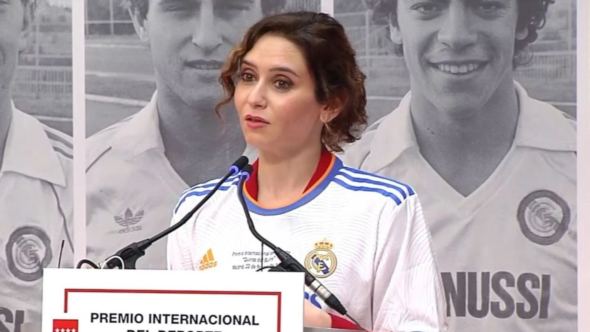Isabel Díaz Ayuso y el Real Madrid