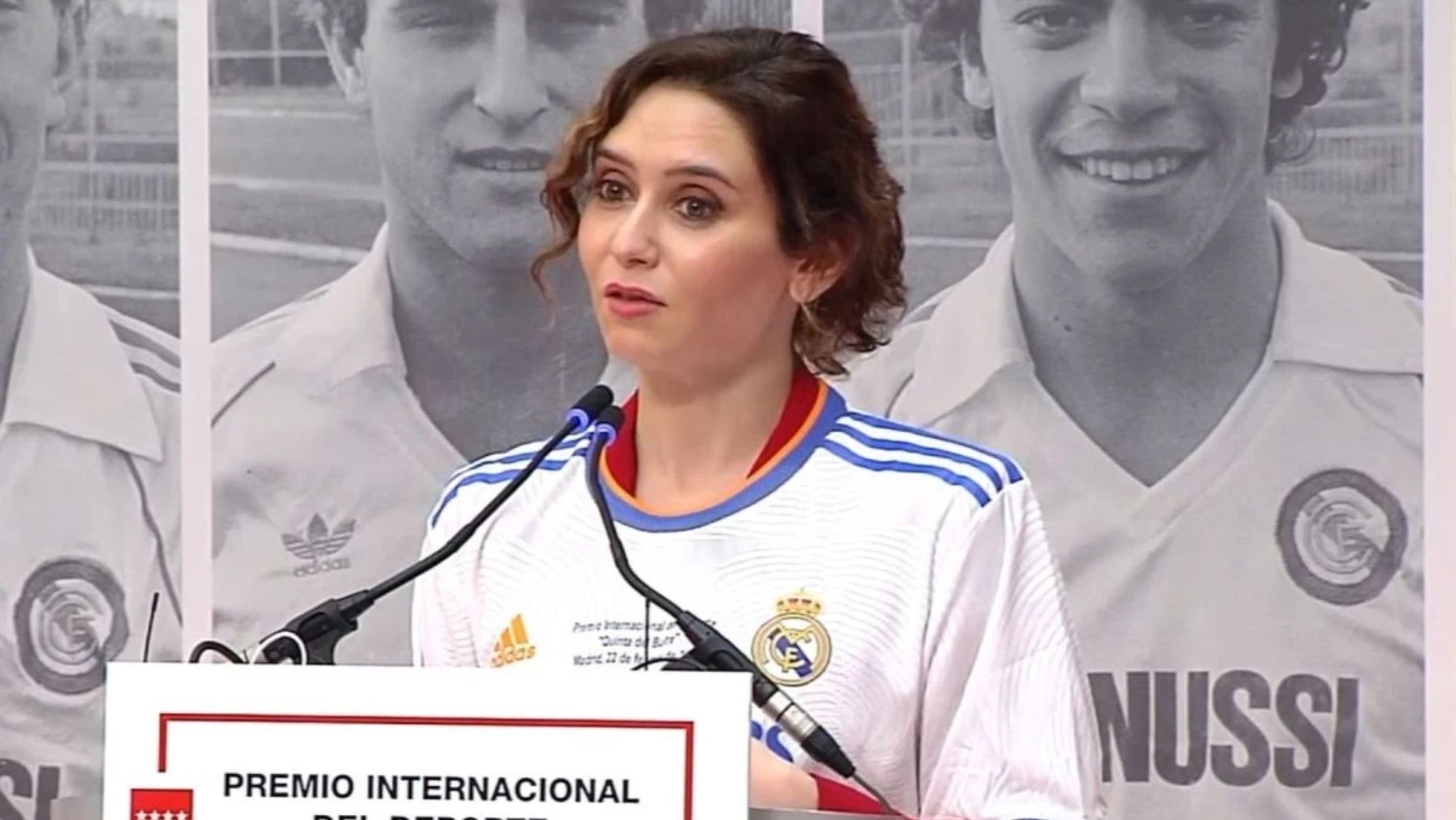 Isabel Díaz Ayuso y el Real Madrid Isabel Díaz Ayuso y el Real Madrid