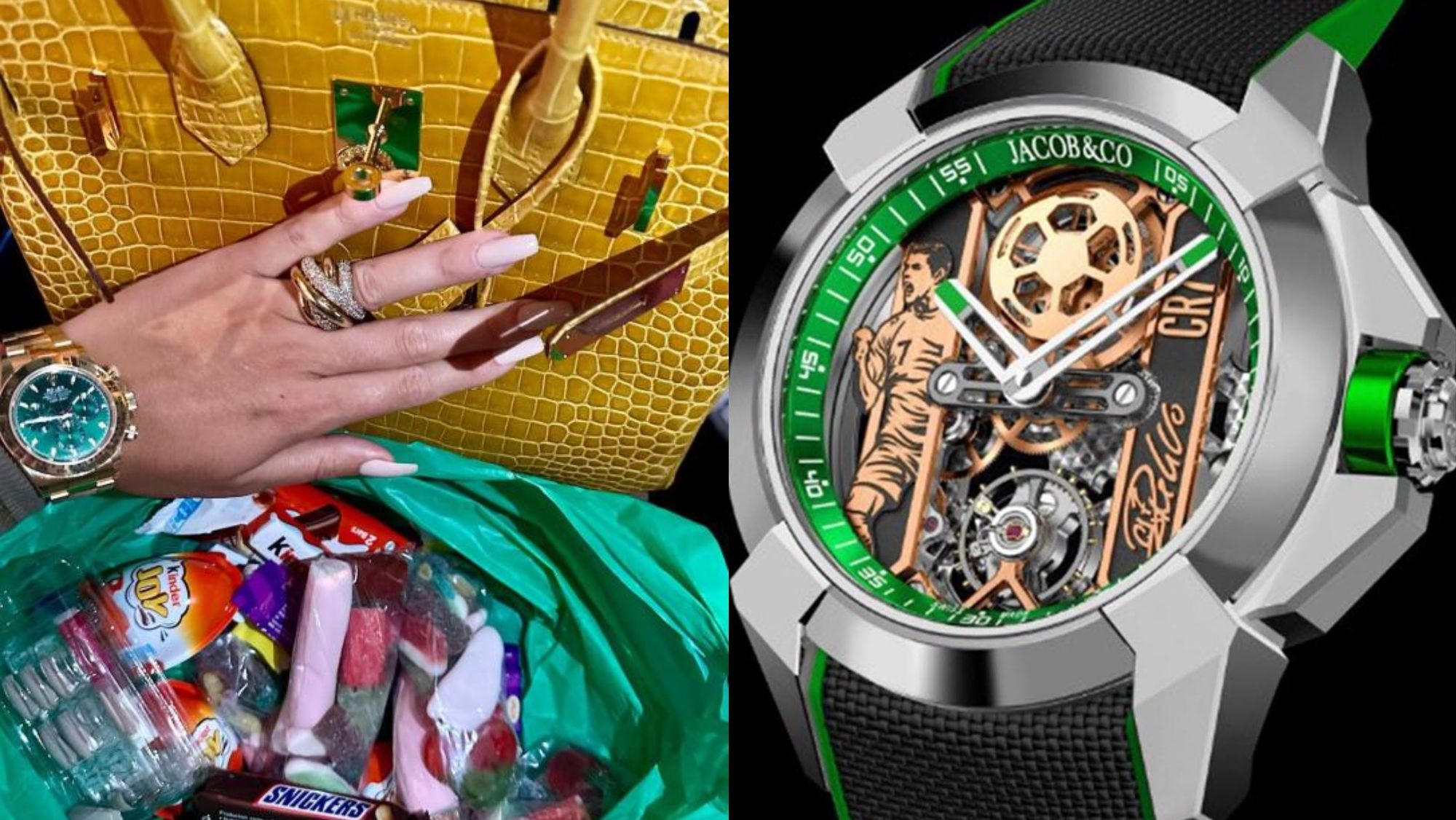 Guerrade relojes entre Cristiano y Georgina Guerrade relojes entre Cristiano y Georgina