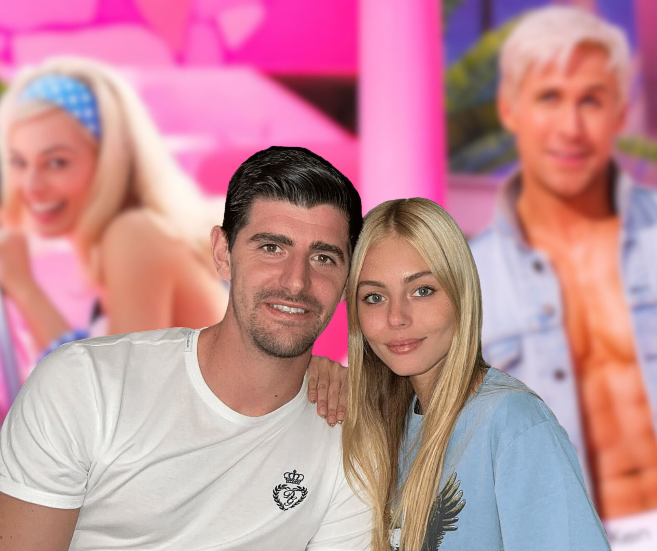 Mishel, pareja de Courtois, se convierte en una Barbie muy especial