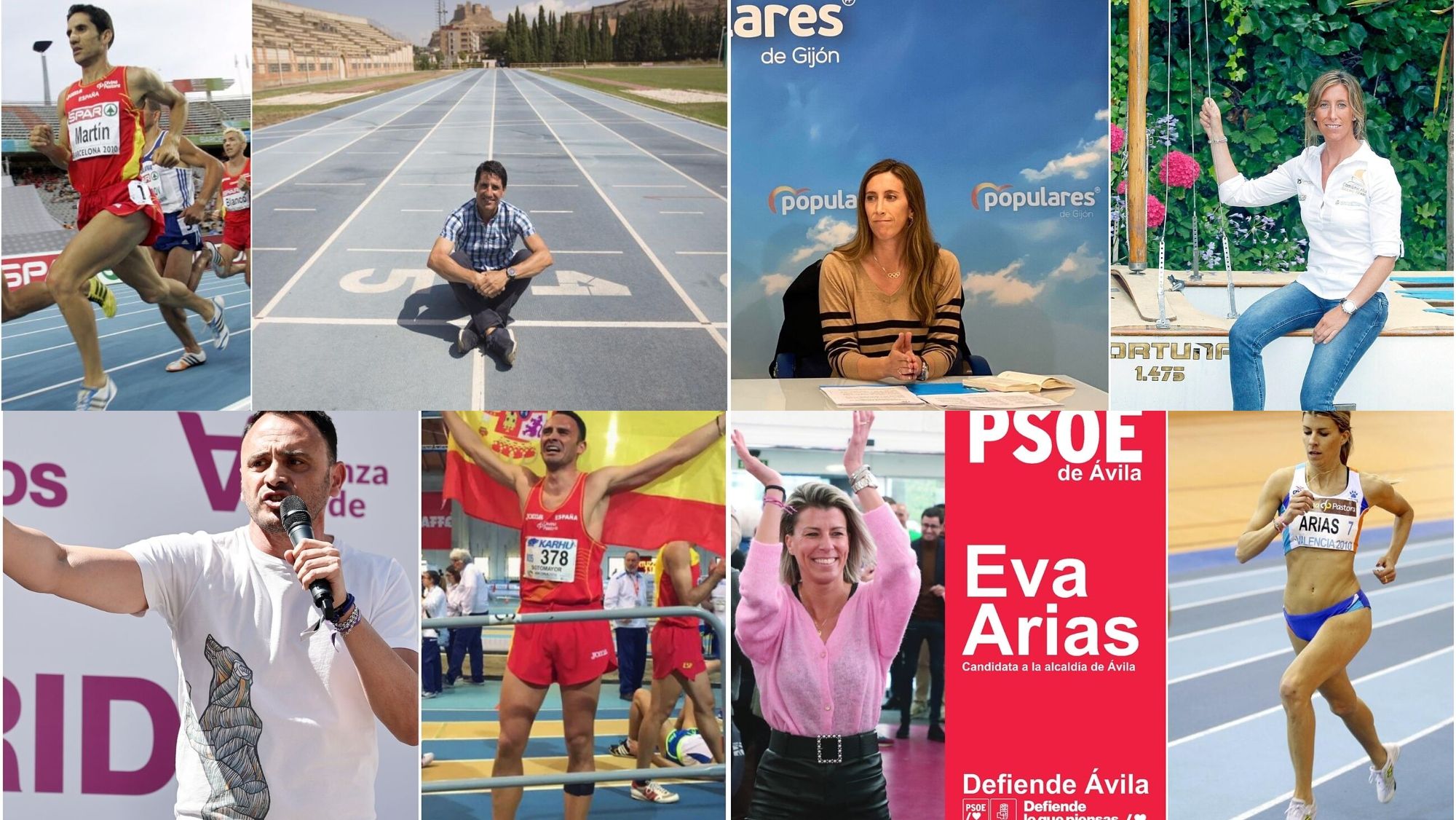 Algunos deportistas candidatos en las municipales