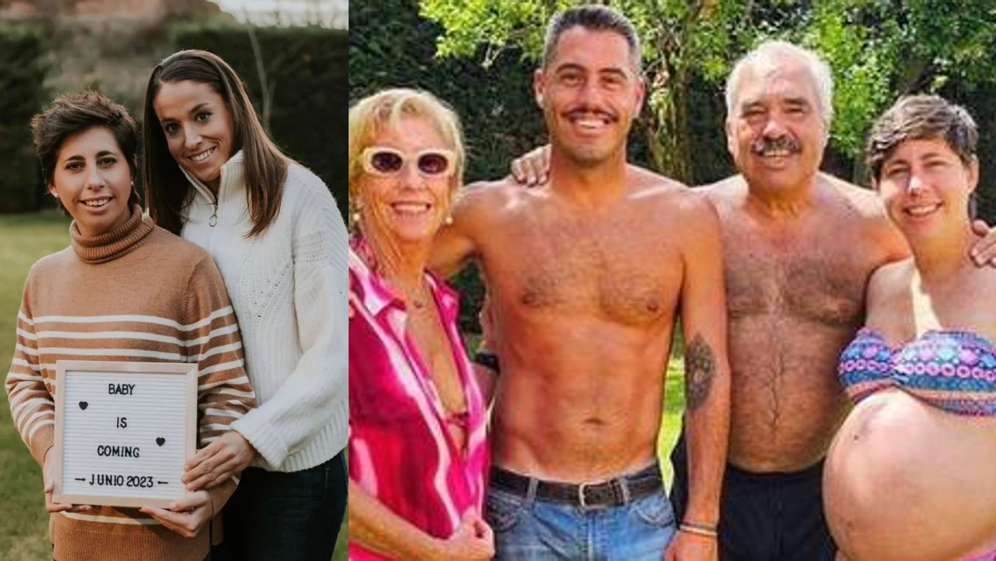 Carla Suárez cuando anunció su embarazo y días antes de dar a luz Carla Suárez cuando anunció su embarazo y días antes de dar a luz