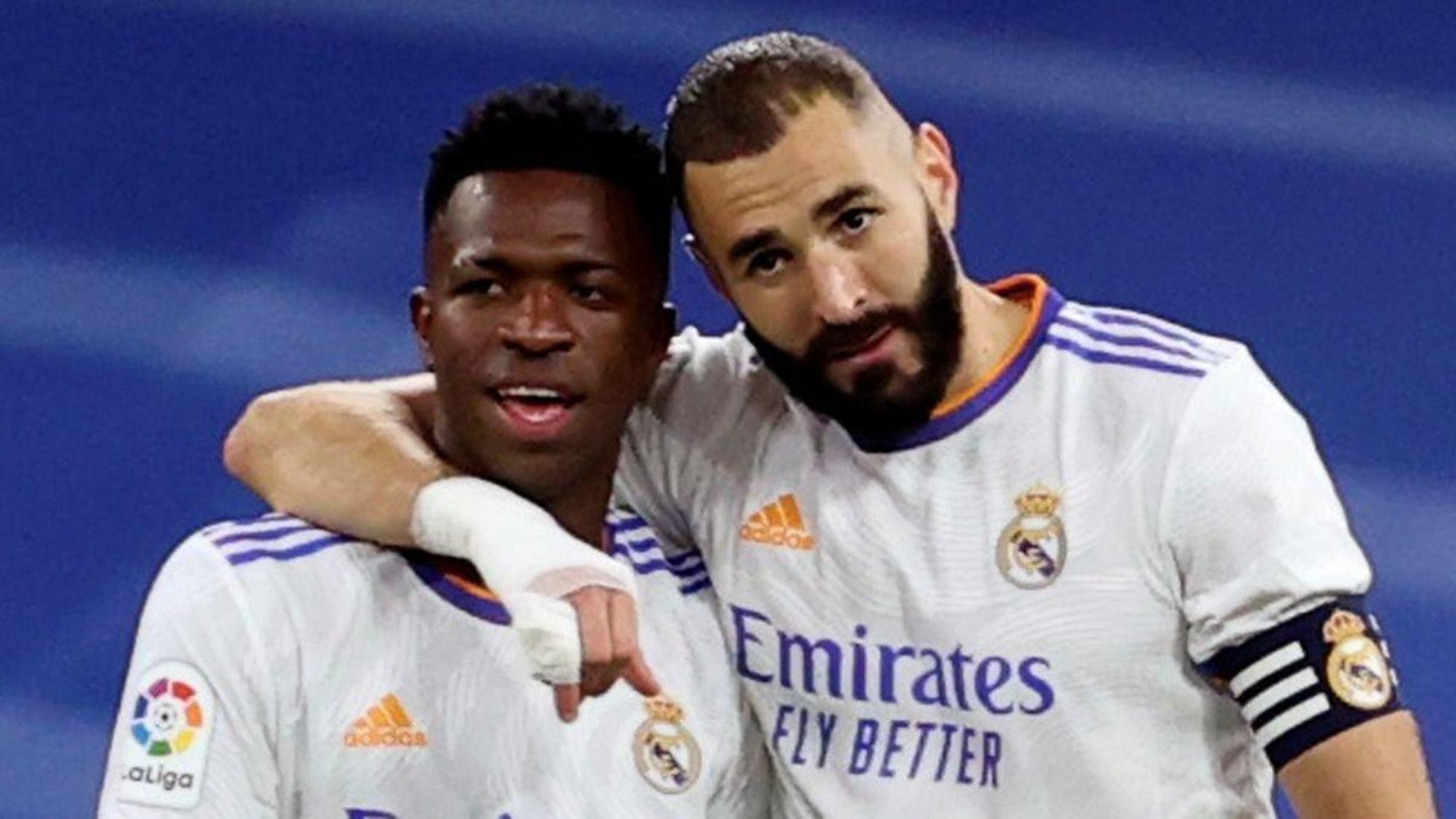 Karim Benzema y Vinicius