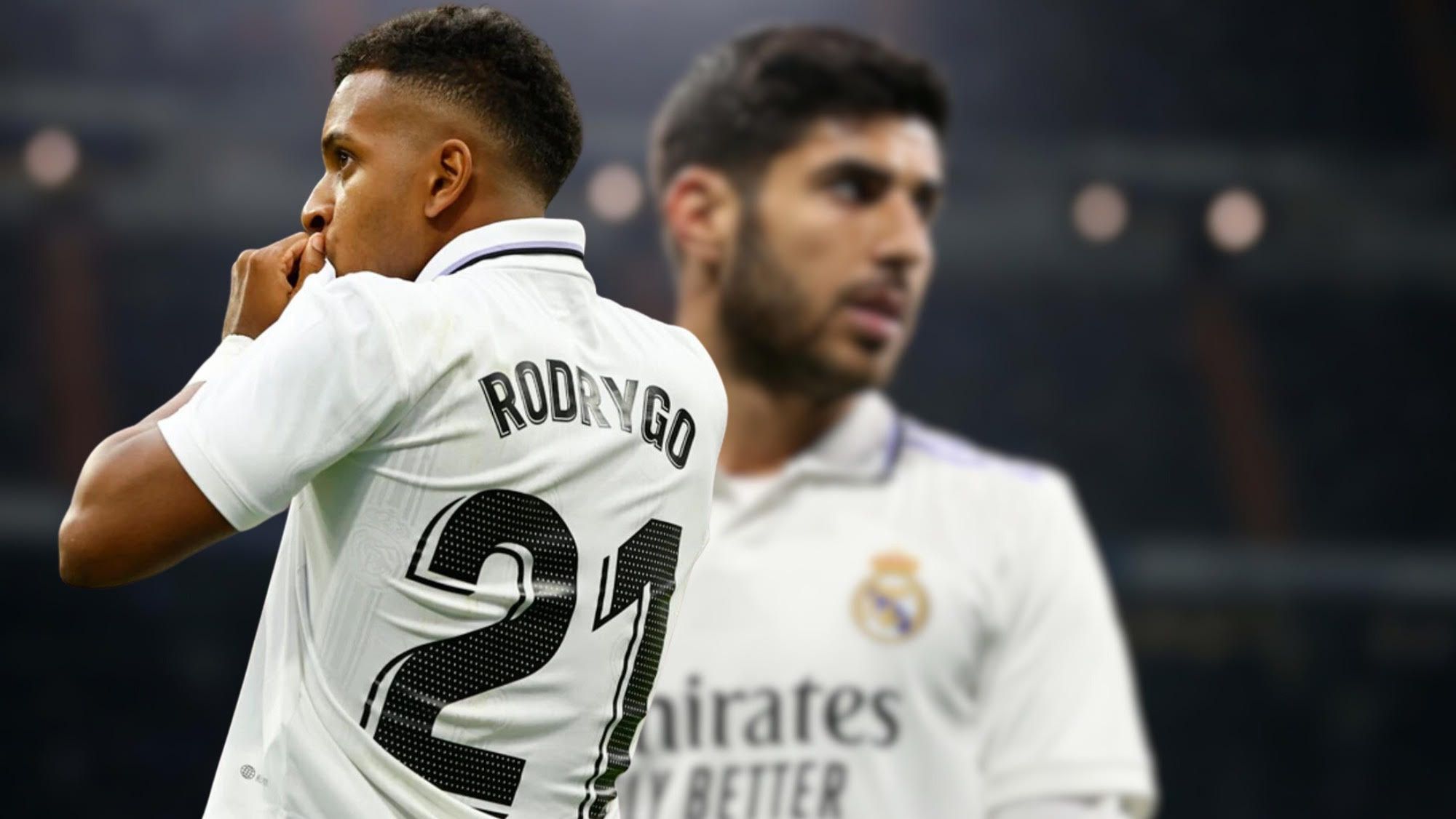 Rodrygo pasa de Asensio. Competian por un mismo puesto