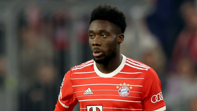 Alphonso Davies, lateral zurdo del Bayern Munich