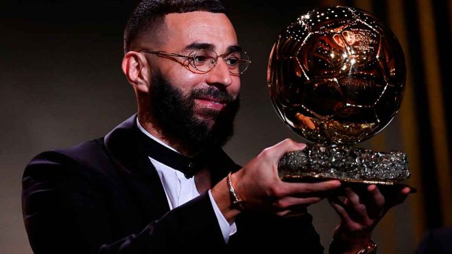 Karim Benzema ganó el último Balón de Oro Karim Benzema ganó el último Balón de Oro