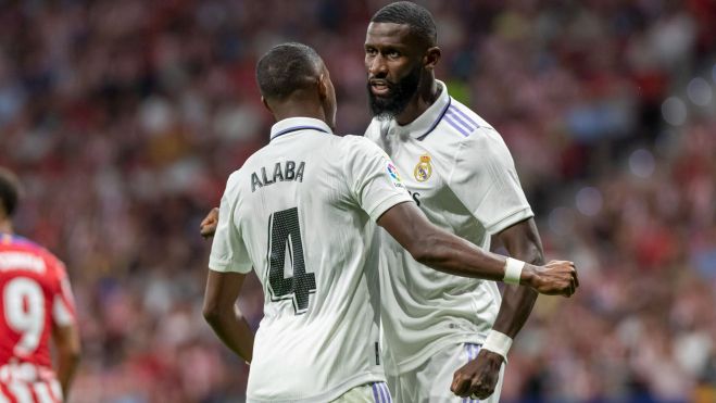 David Alaba y Antonio Rüdiger