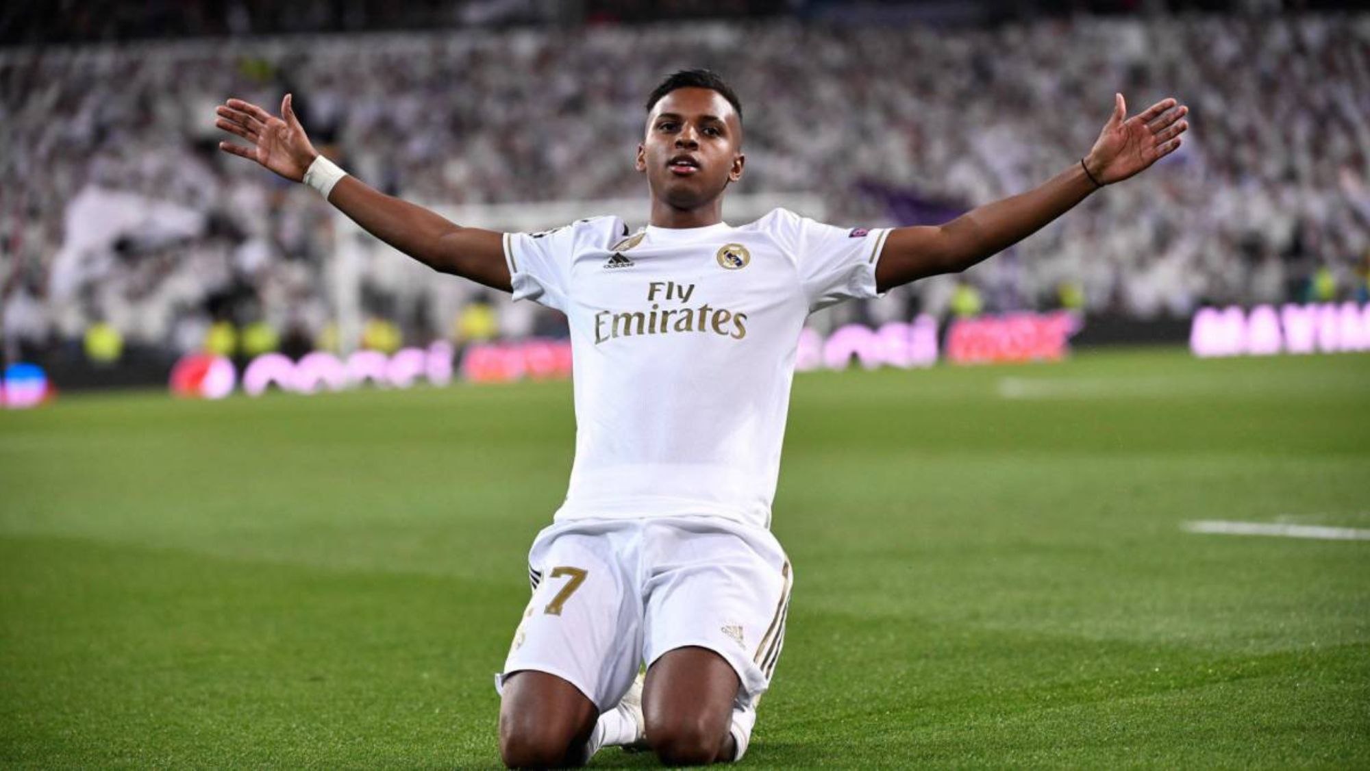 Rodrygo Goes ha compartido un vídeo con uno de sus hijos
