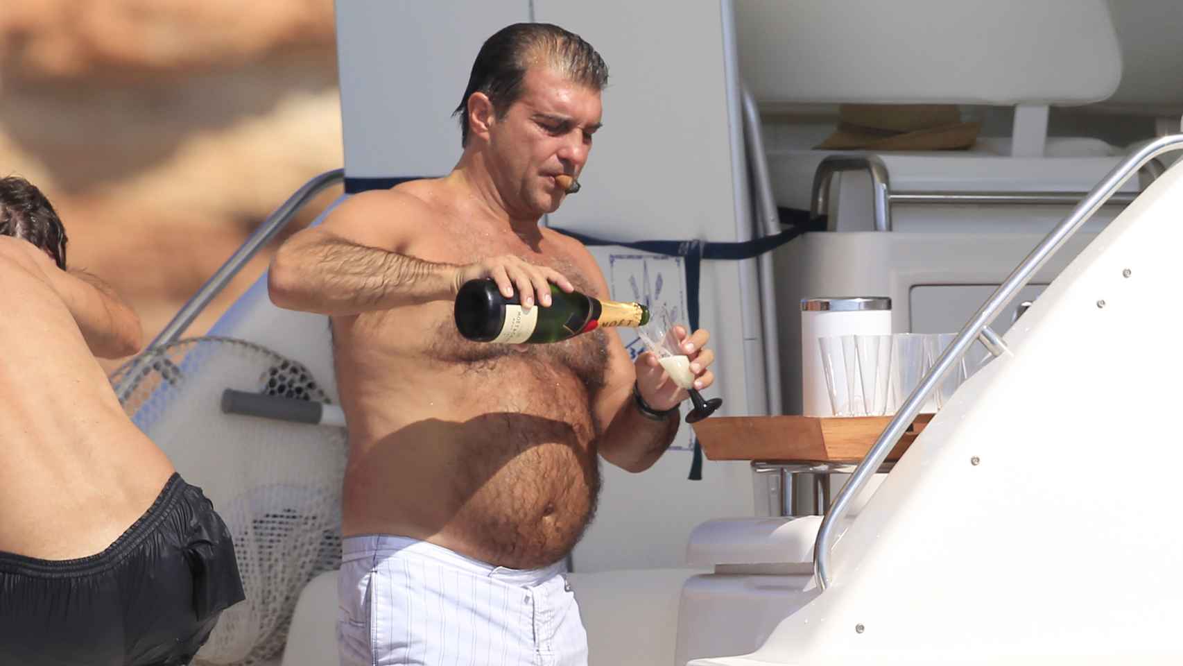 Joan Laporta en el yate de vacaciones de lujo