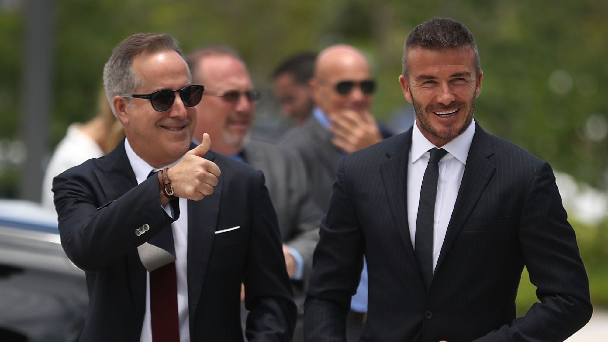 Jorge Mas y David Beckham