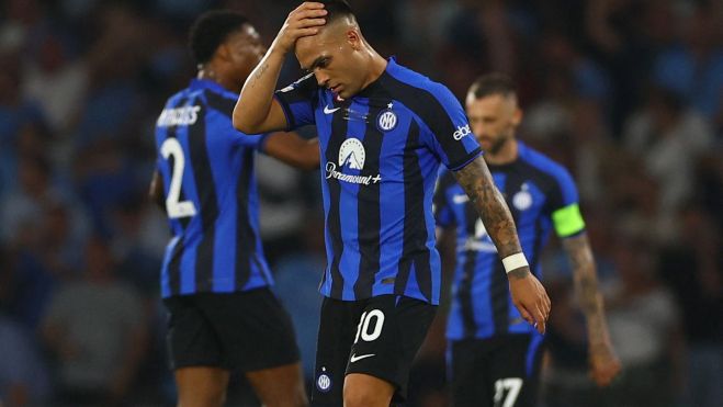 Lautaro Martínez se lamenta del partido de ayer Lautaro Martínez se lamenta del partido de ayer