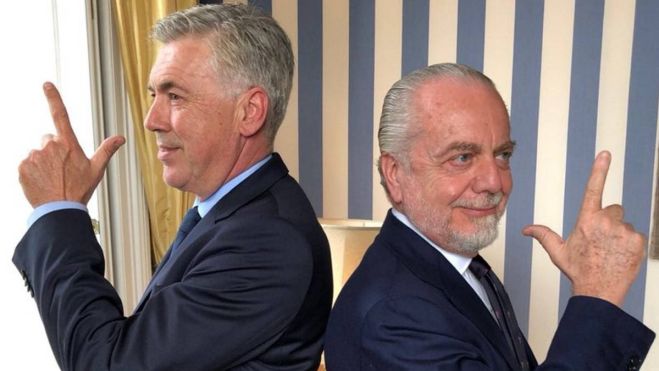Ancelotti y De Laurentis