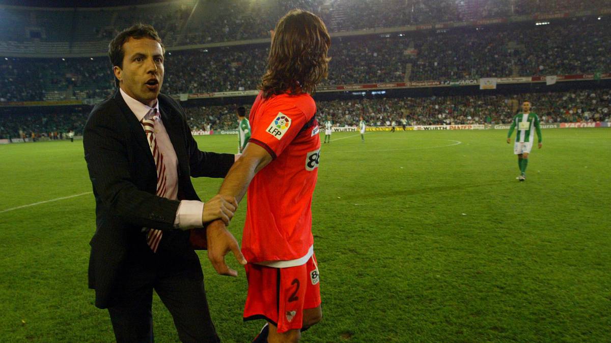Cristóbal Soria como delegado de campo del Sevilla F.C. Cristóbal Soria como delegado de campo del Sevilla F.C.