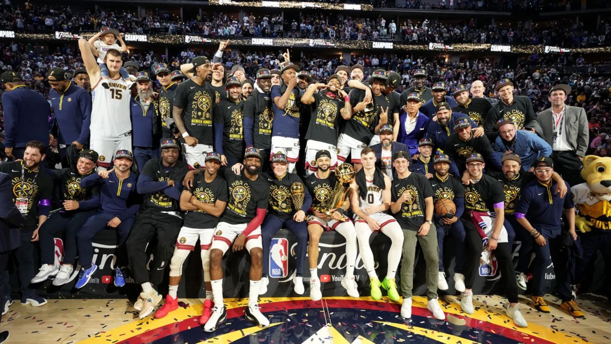 Los Denver Nuggets campeones de la NBA