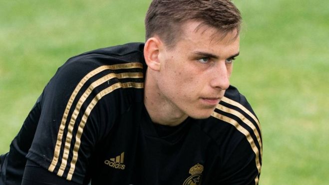 Lunin con el Real Madrid Lunin con el Real Madrid