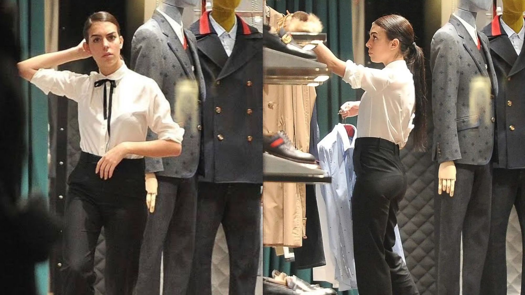 Georgina Rodríguez cuando trabajaba en Gucci Georgina Rodríguez cuando trabajaba en Gucci