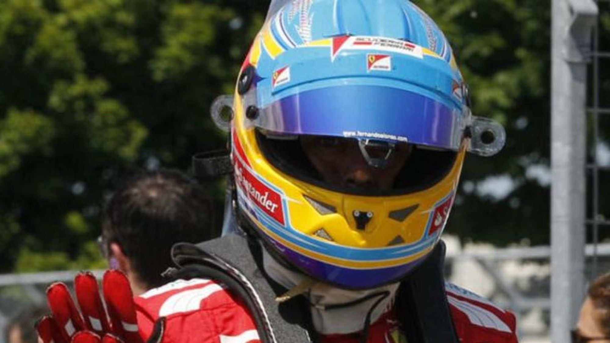 Fernando Alonso ha sufrido un importante golpe