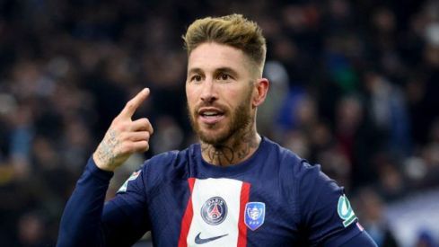 Sergio Ramos con el PSG