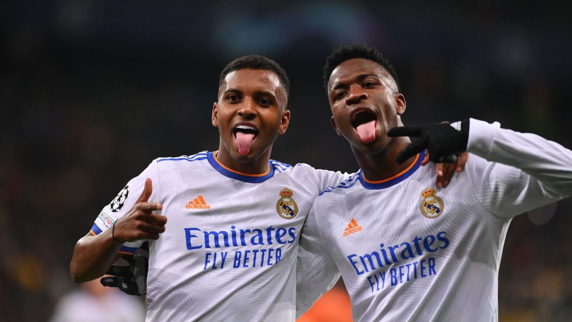 Rodrygo Goes y Vinicius Junior