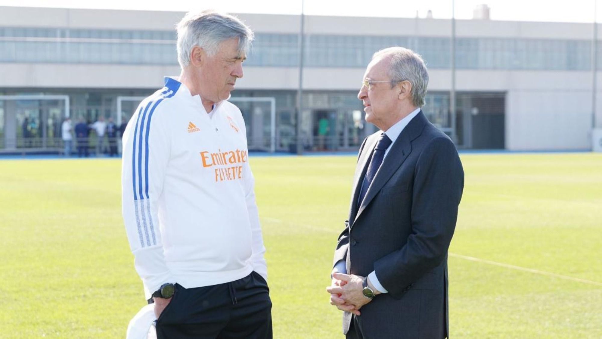 Florentino Pérez y Carlo Ancelotti