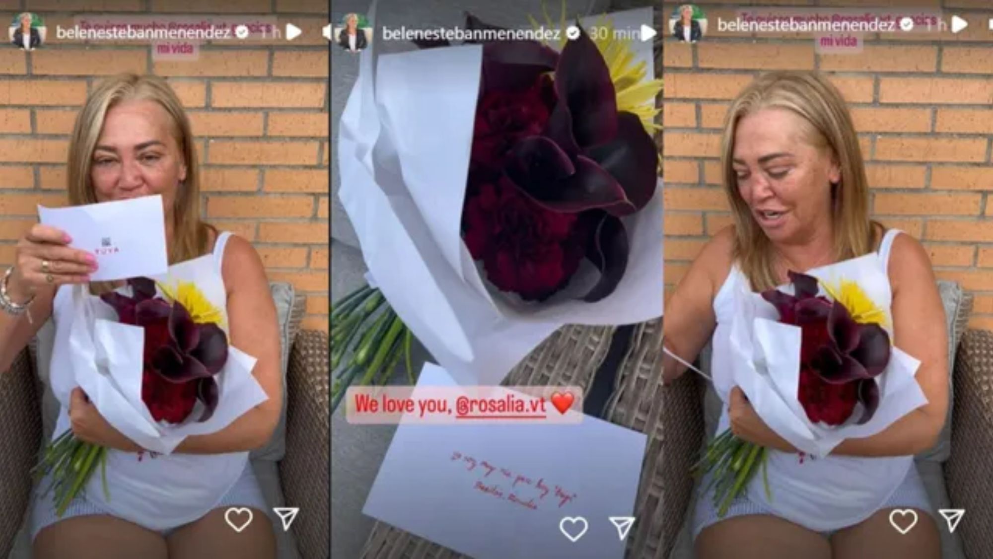 Belén Esteban enseña su sorpresa