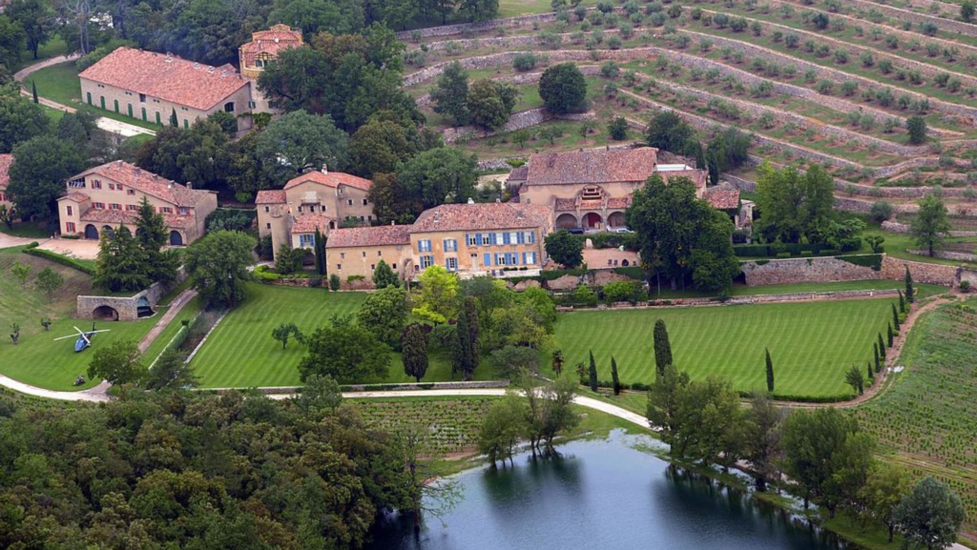 Chateau Miraval de Brad Pitt