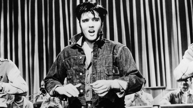 Elvis Presley, el rey del rock’n’roll.