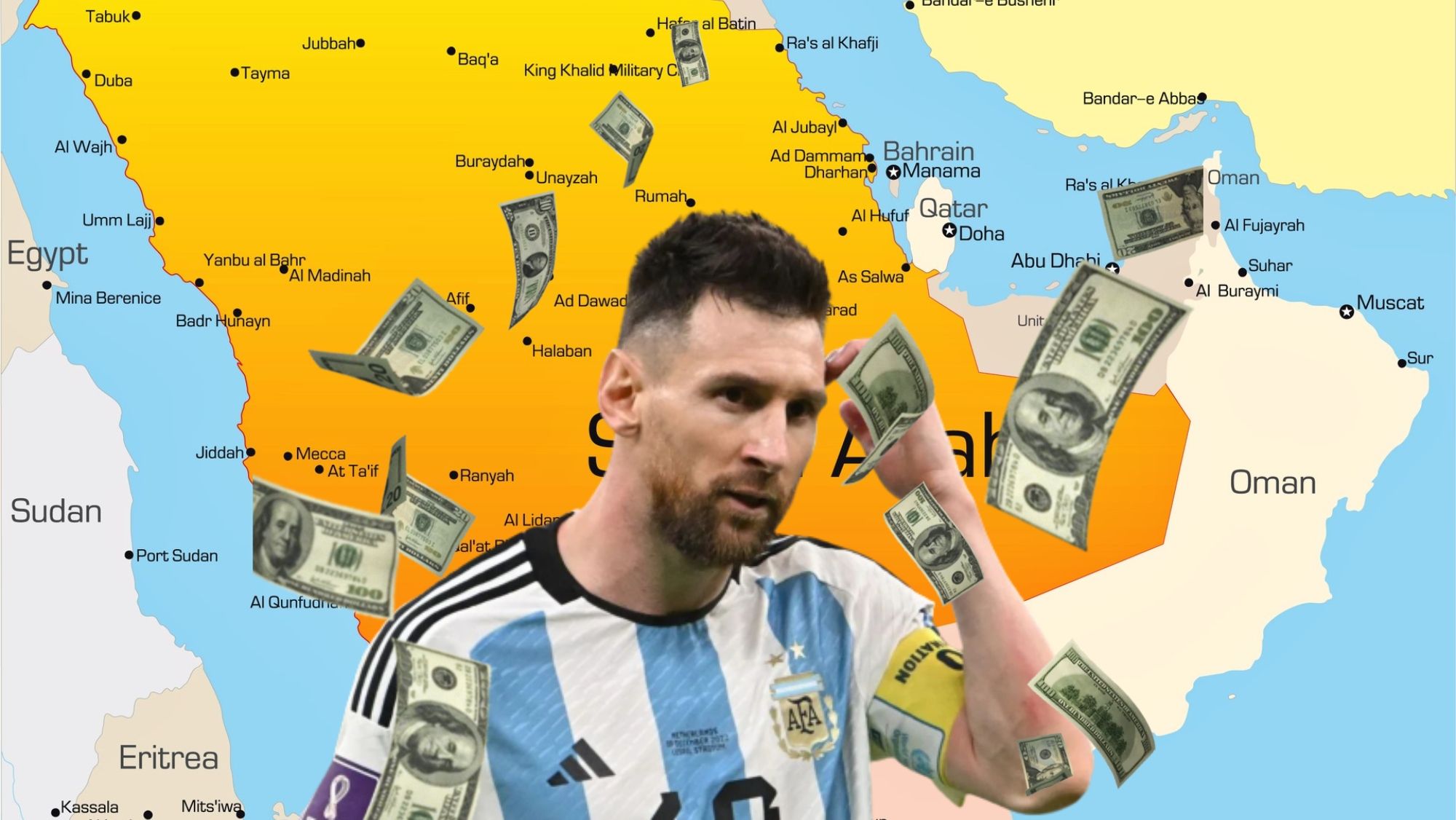 El vínculo millonario de Messi con Arabia Saudí