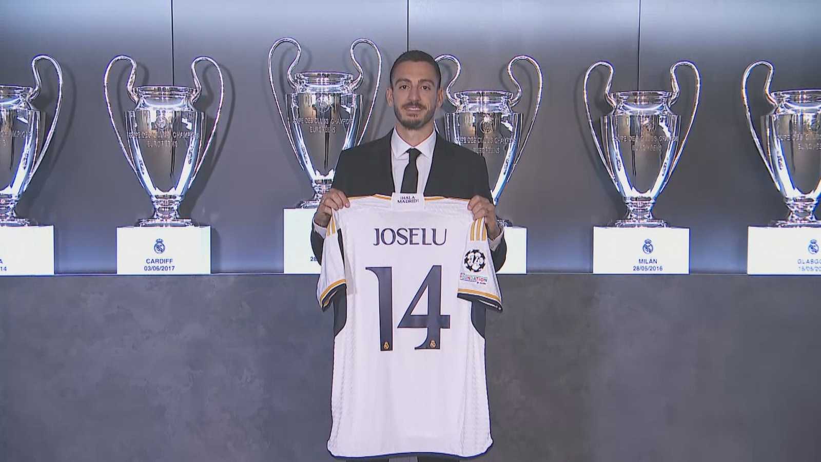 El Real Madrid da pistas sobre el futuro de la delantera en la presentación de Joselu se fichará a otro ariete