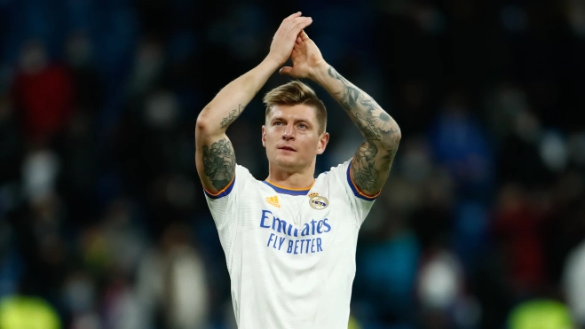 Toni Kroos con el Real Madrid Toni Kroos con el Real Madrid