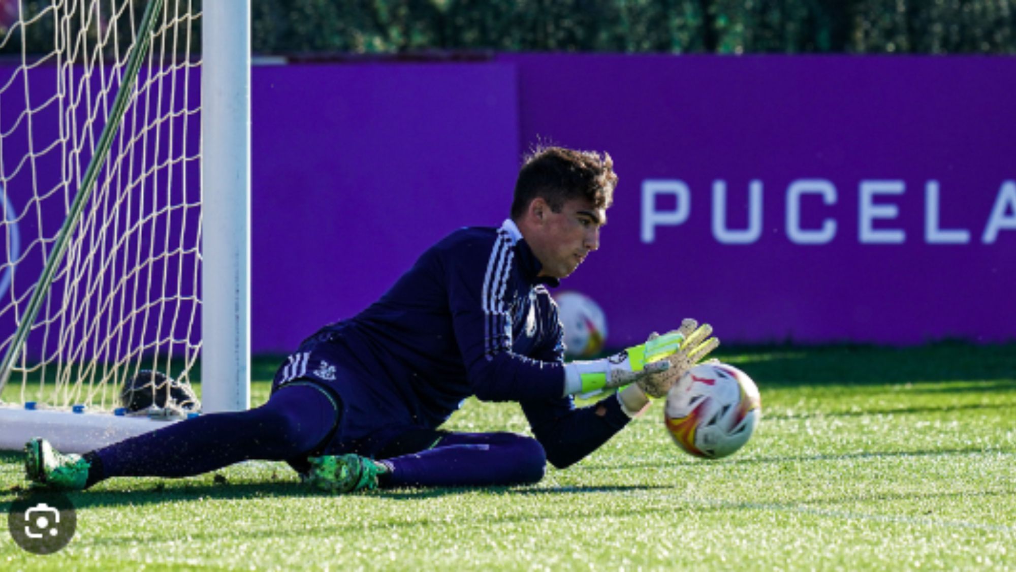 Álvaro Aceves debutó en Primera División con el Real Valladolid