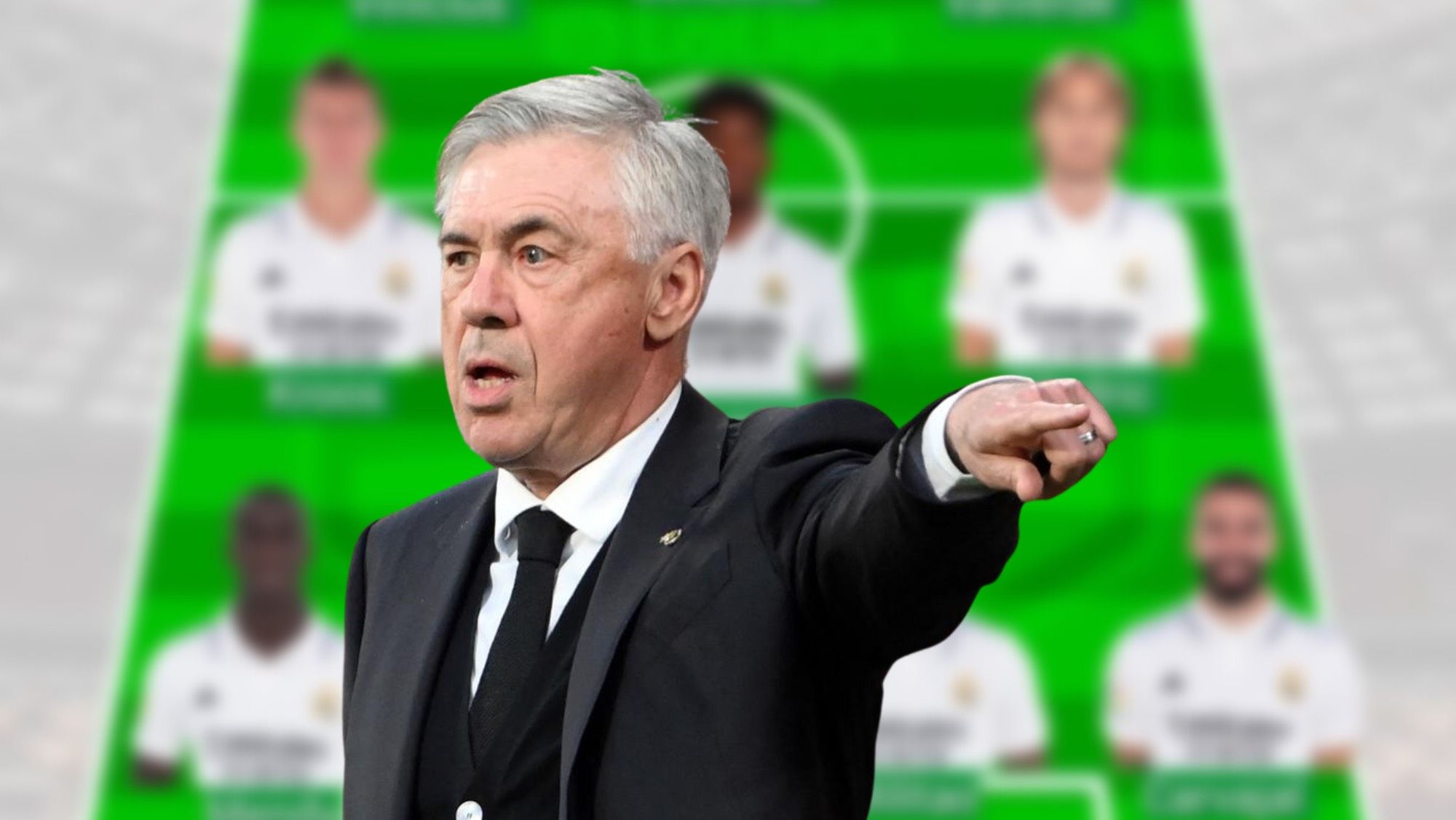 Carlo Ancelotti lo tiene claro revolución total en el Xl y en el sistema