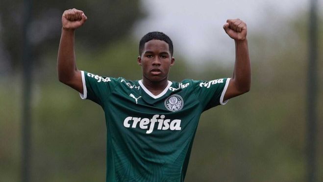 Endrick con el Palmeiras