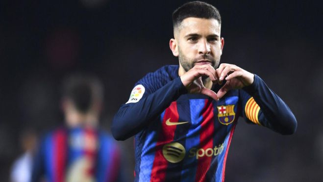 Jordi Alba con la camiseta del Barça Jordi Alba con la camiseta del Barça