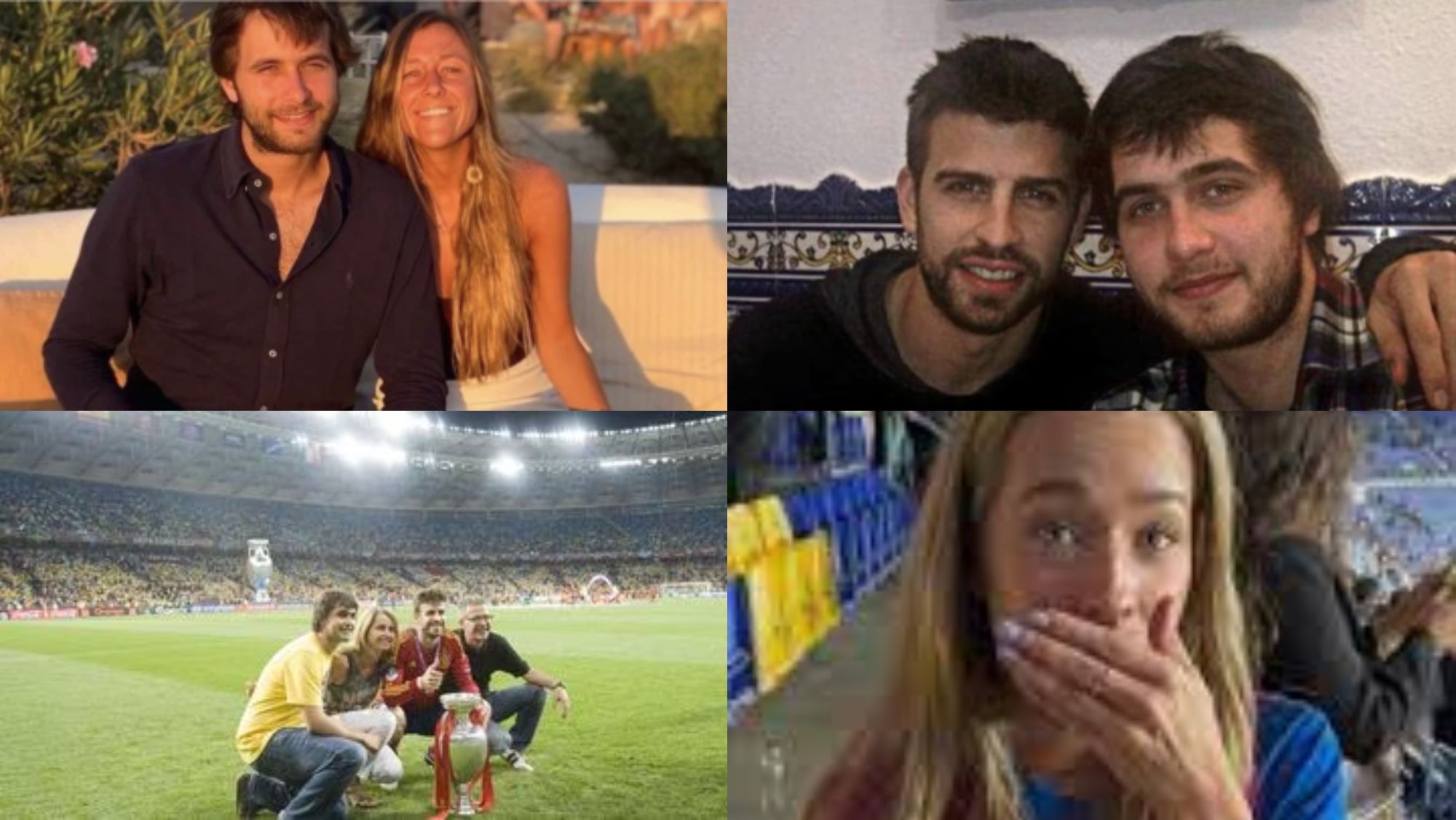 El hermano de Gerard, Marc Piqué y María Valls El hermano de Gerard, Marc Piqué y María Valls
