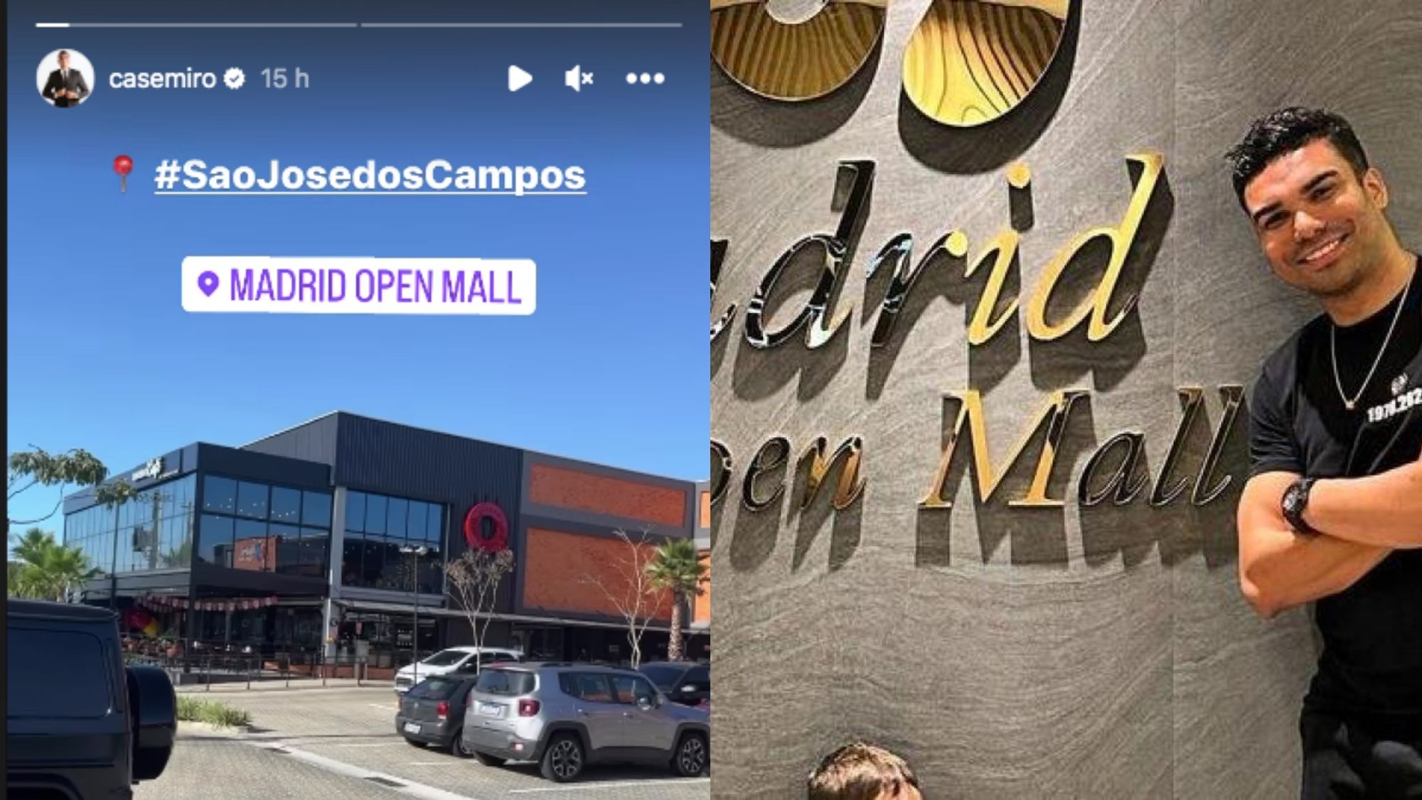 Casemiro en su Madrid Open Mall