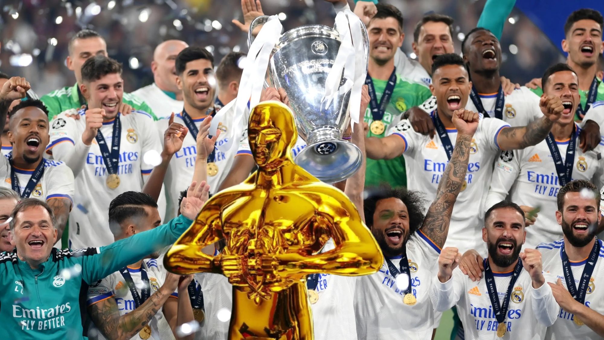Hasta un actor Hollywood sabe que para ganar la Champions hay que ir al Real Madrid