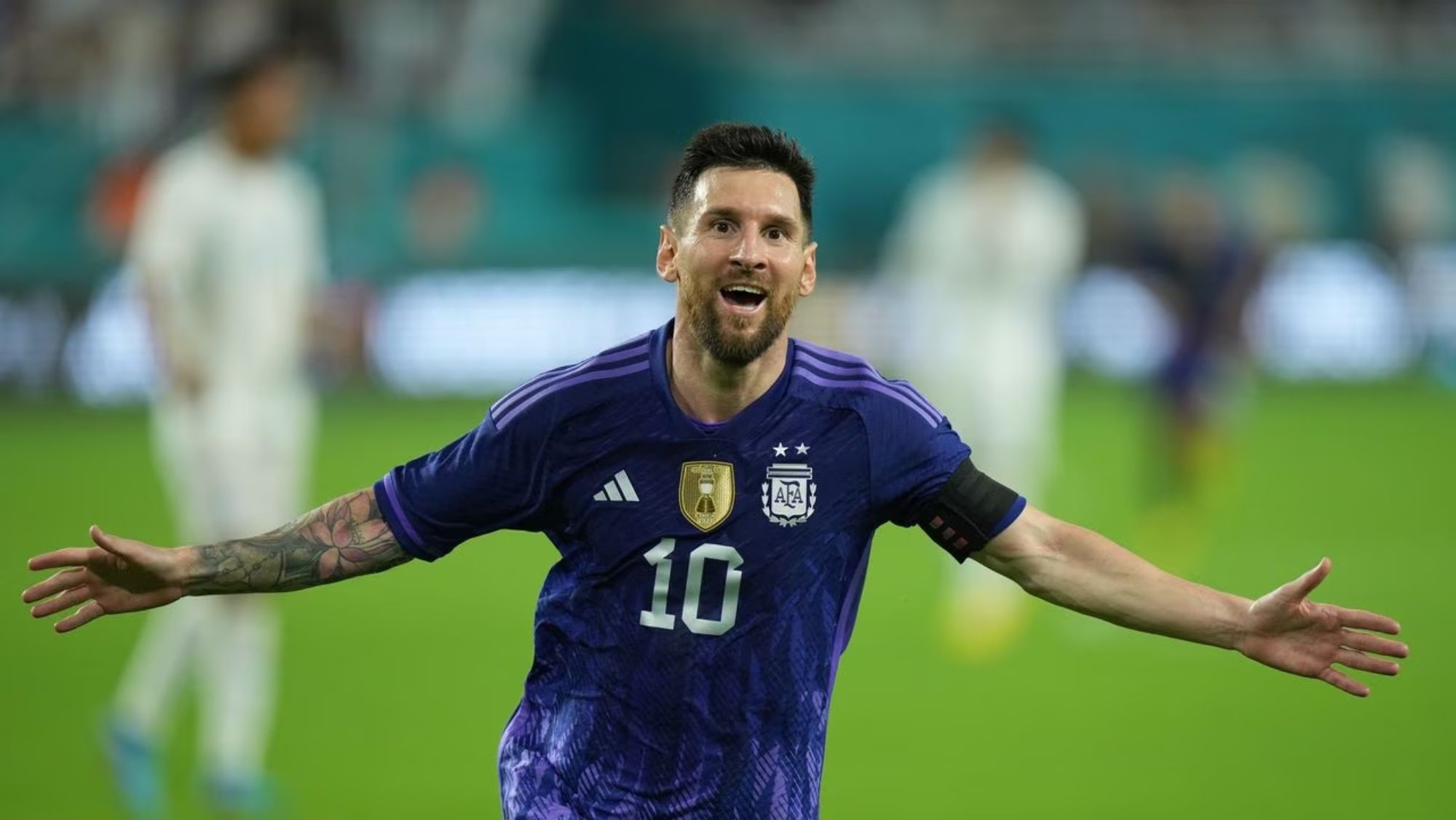 El extraño momento de un fan de Leo Messi