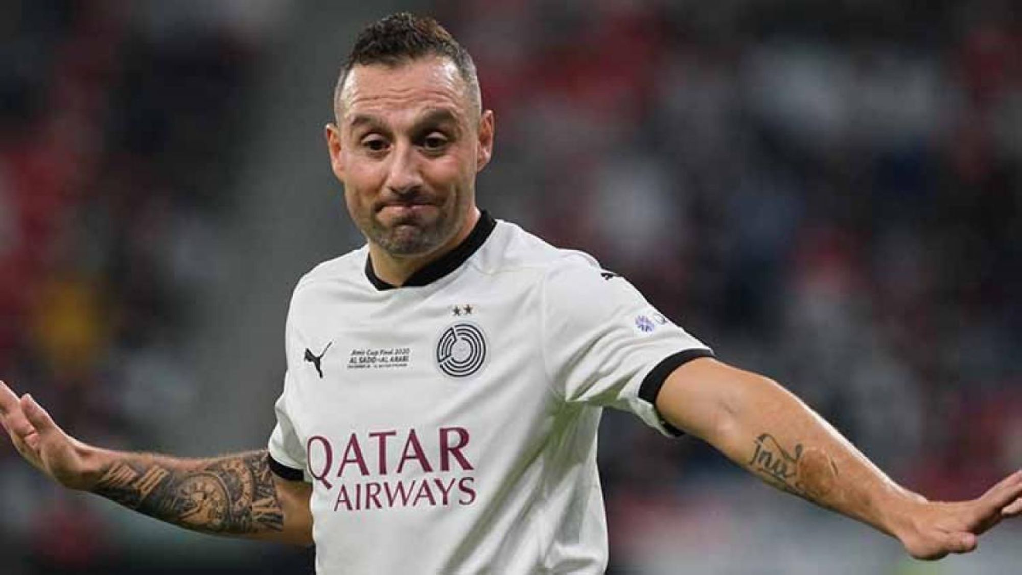 Santi Cazorla sorprende en redes
