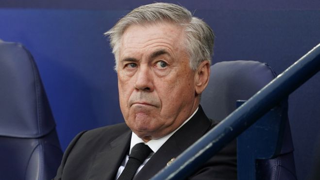 Carlo Ancellotti en el banquillo con el Real Madrid Carlo Ancellotti en el banquillo con el Real Madrid