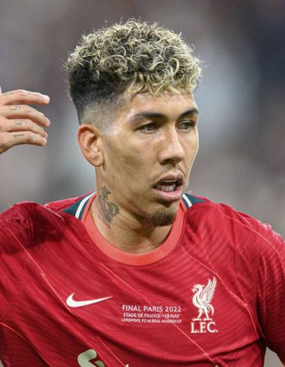 Roberto Firmino con el Liverpool