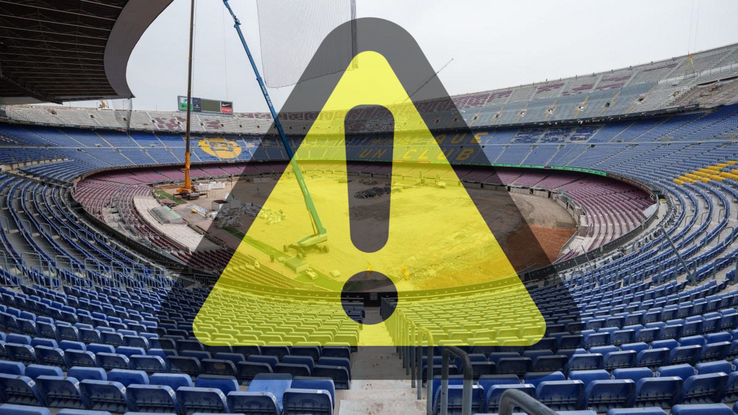 Las obras del Camp Nou, un serio peligro así está el proyecto de remodelación que afecta a los vecinos de la zona