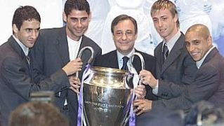 Florentino Pérez en su primera etapa en el Real Madrid Florentino Pérez en su primera etapa en el Real Madrid
