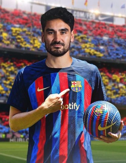 Gündogan con la camiseta del Barça