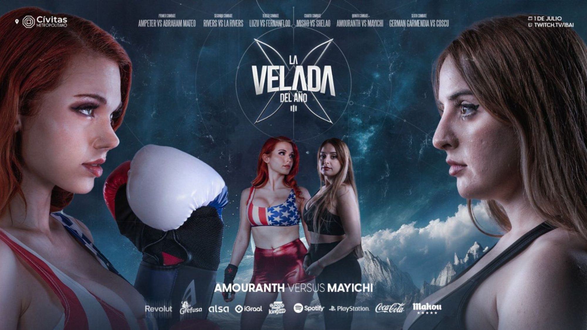 Amouranth es la tercera baja de la Velada del Año 3