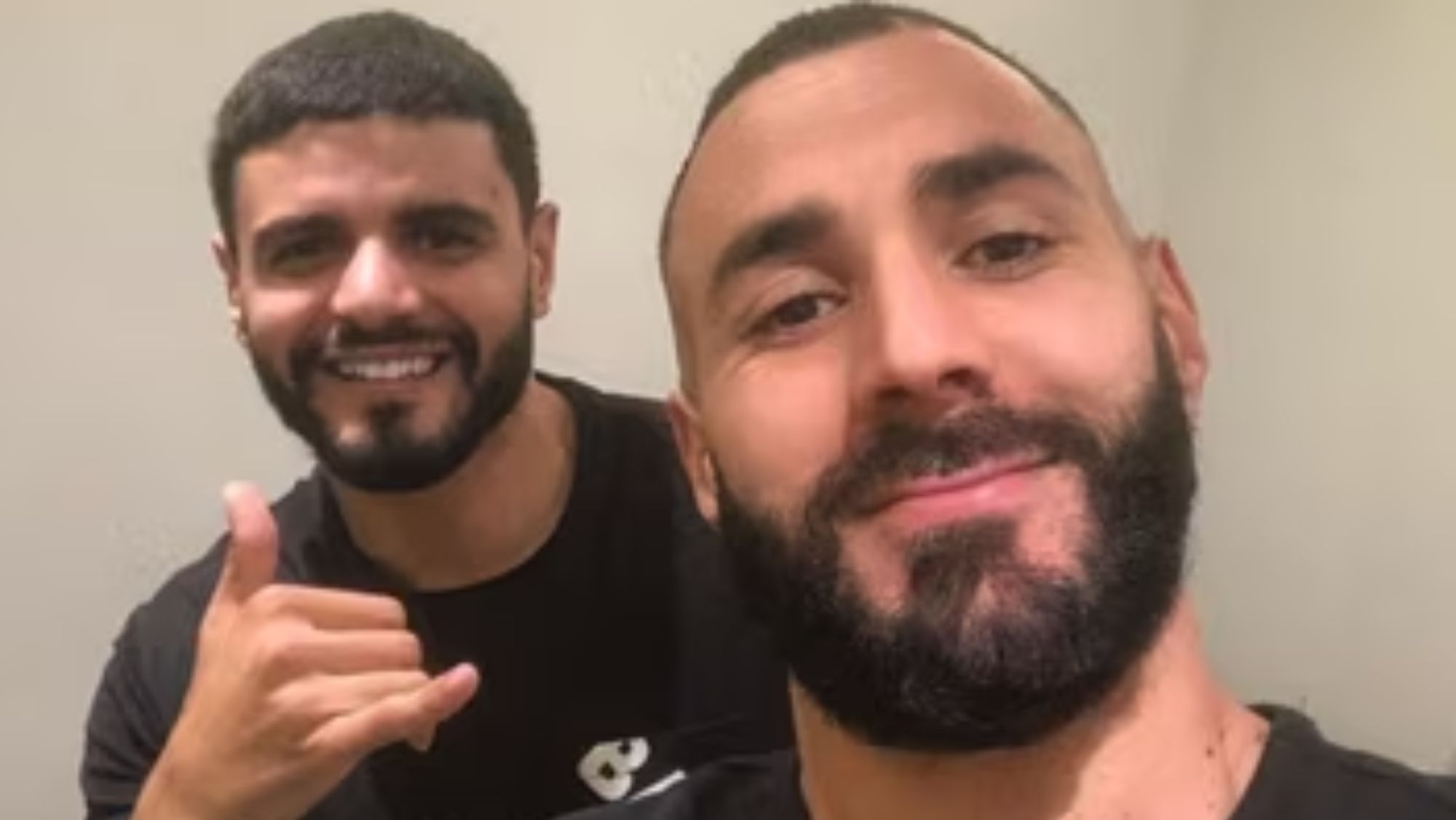 Laarby y Benzema Laarby y Benzema