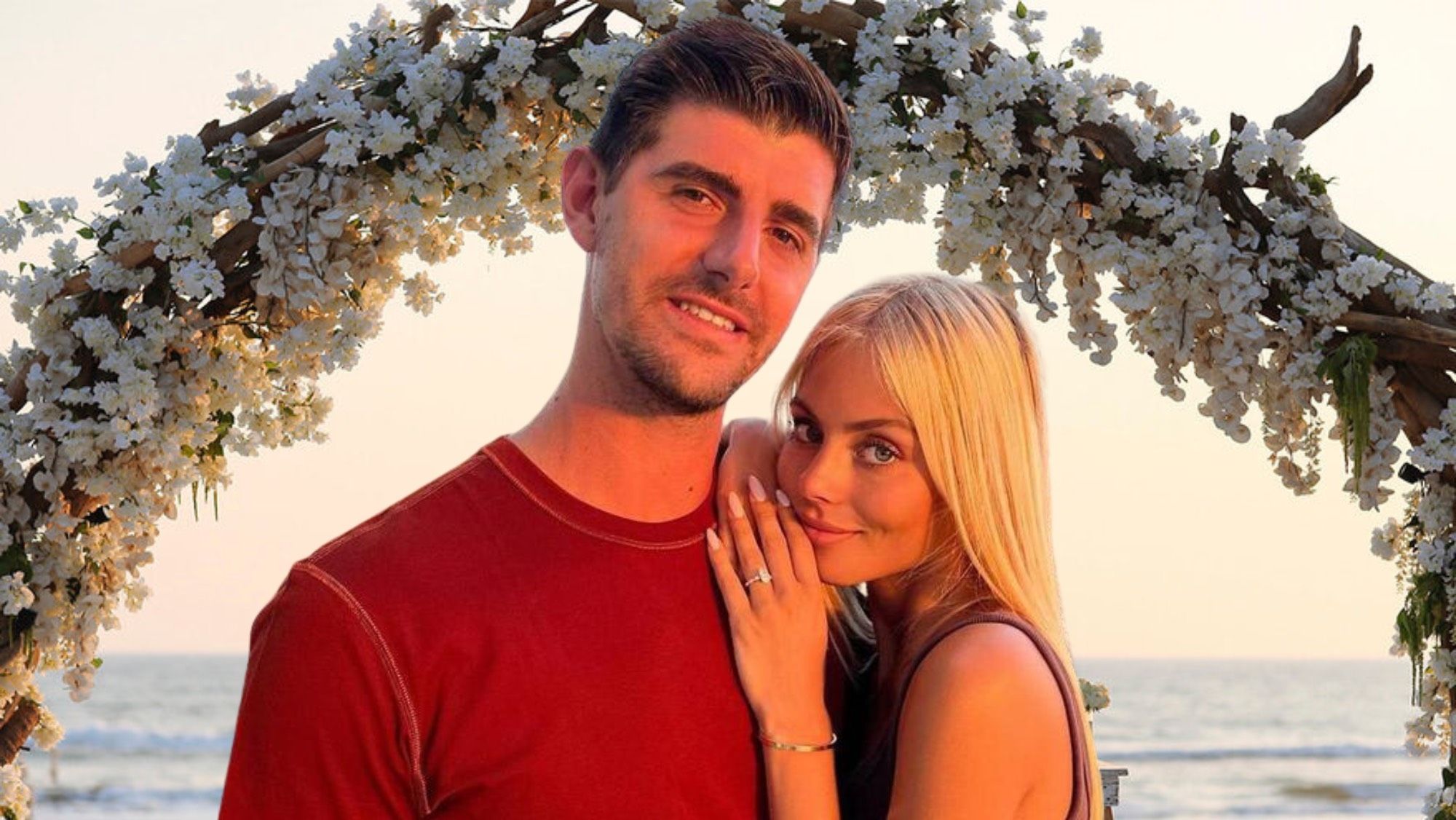Los detalles de la boda de Courtois y Gerzig