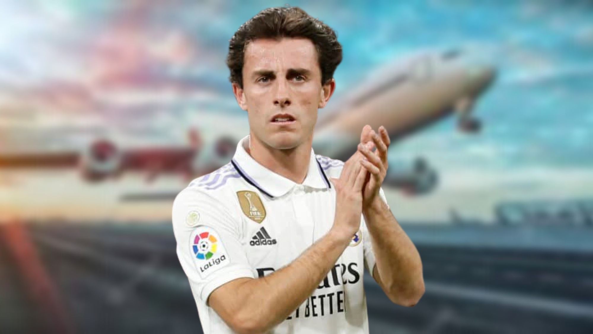 Álvaro Odriozola con pie y medio fuera del Madrid